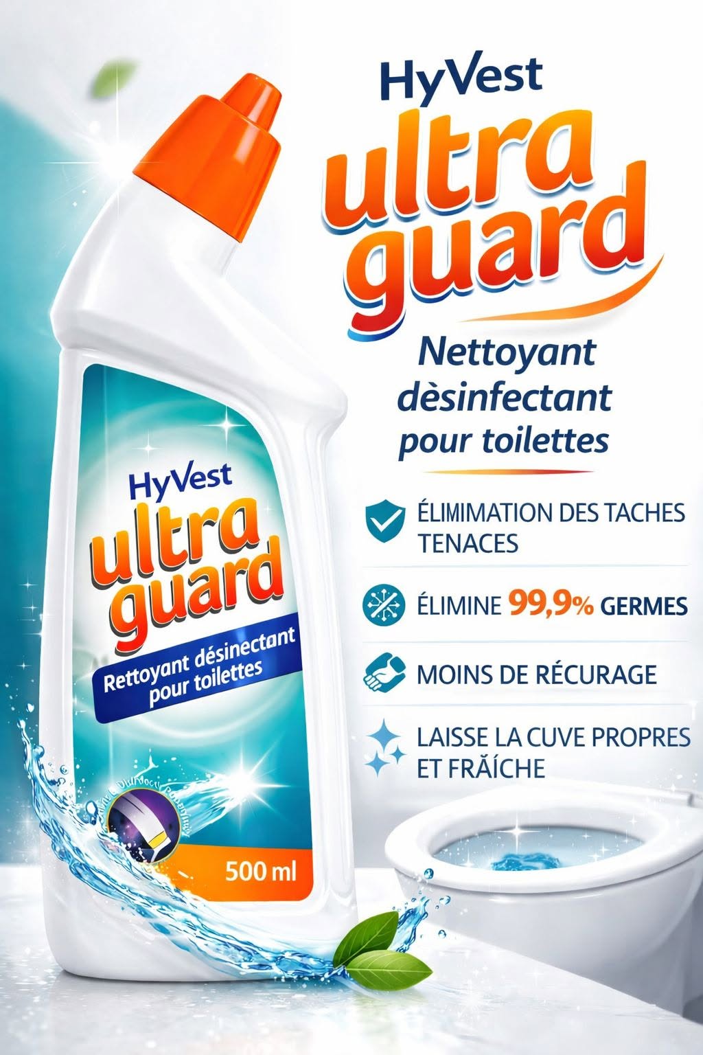 HyVest Ultra Guard — nettoyant désinfectant